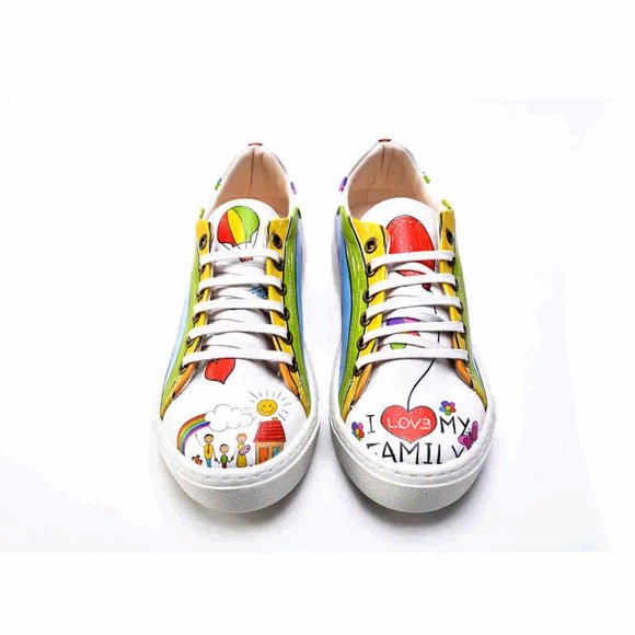 Rainbow Slip on Sneakers - Neefs Line of Goby Shoes - Picture 2 of 5